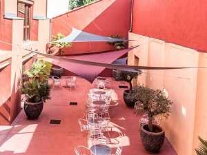 Voile d'ombrage mauve